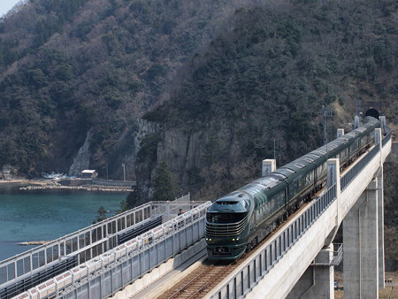トワイライトエクスプレス瑞風 山陰本線鎧~餘部01