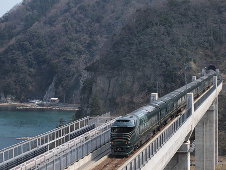 トワイライトエクスプレス瑞風 山陰本線鎧~餘部03