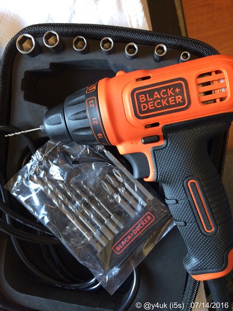 BLACK+DECKER ～愛する電動ドリルドライバーキット