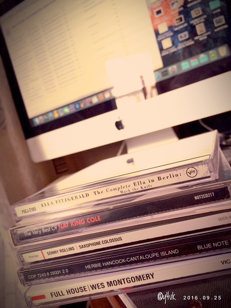 &lt;Jazz CD→Mac→AK100II&gt;Ella Fitzgerald, Nat King Cole, Sonny Rollins, Herbie Hancock, Wes Montgomery