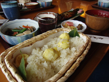 竹風堂の栗ごはん