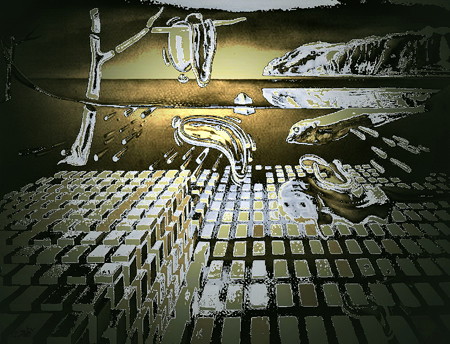 THE DAY:from Dali「The Disintegration of the Persistence of Memory 」-05c