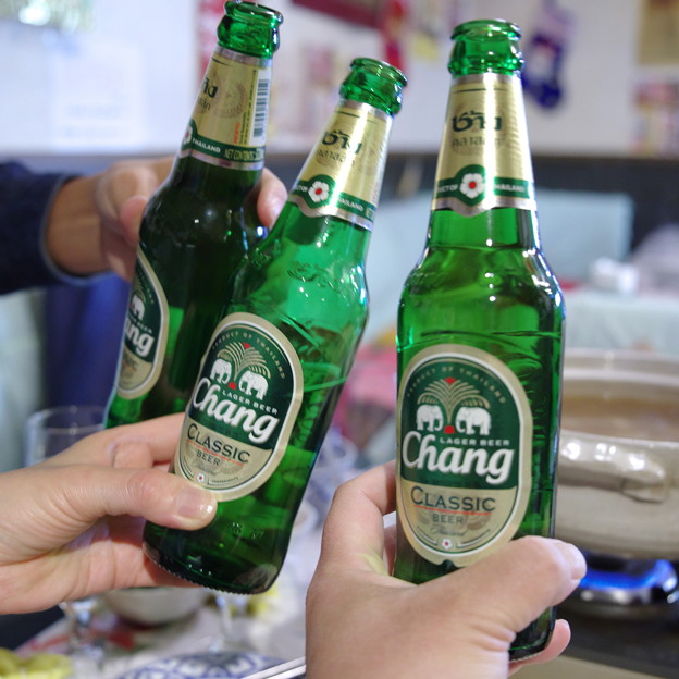 最初の乾杯