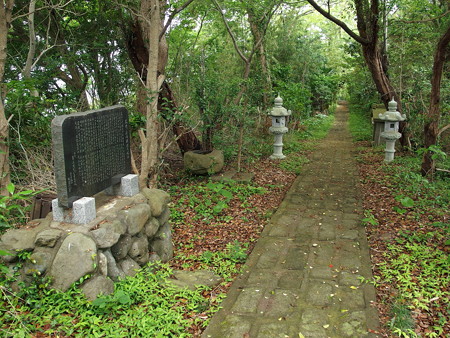 淡島神社の参道