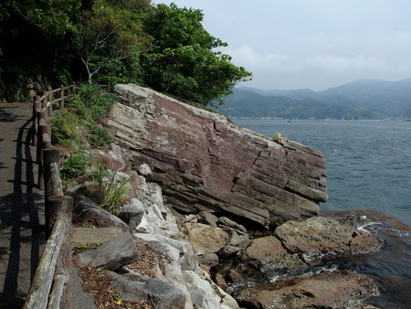 淡島の柱状節理