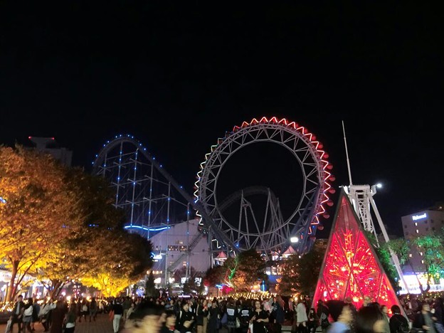 東京ドームCITYのイルミとliveの余韻