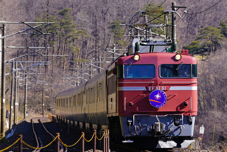 8010レ EF81-81牽引カシオペア紀行 北海道行き最終上り@豊原-黒田原