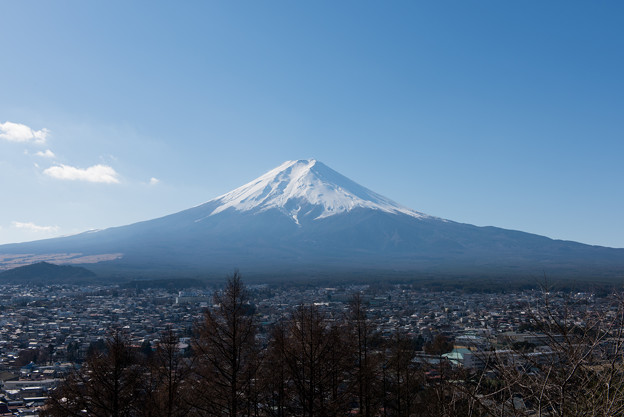 富士山【新倉富士浅間神社からの眺め】3