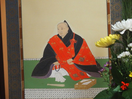 興善寺 宝蔵院流槍術五祖御影 2代胤舜 P1221037