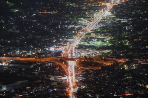 松田山チェックメイトccからの夜景をズームで 写真共有サイト フォト蔵