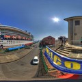 清水港　日の出埠頭　セレブリティミレニアム寄港 360度パノラマ写真(1) HDR
