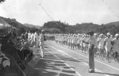 土々呂中運動会 1960