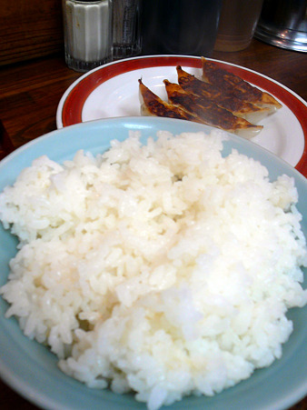 亀戸ぎょうざ 両国店 餃子ライスセットのご飯