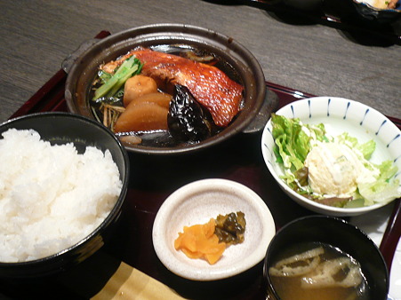 京橋・鮮菜魚 早瀬 「金目鯛煮付け定食」