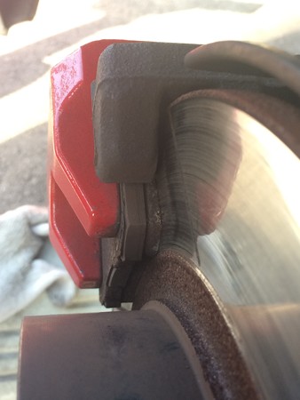 リアパッド残量