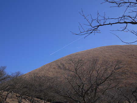 飛行機雲、、さてここは?(わかる人はわかるね)