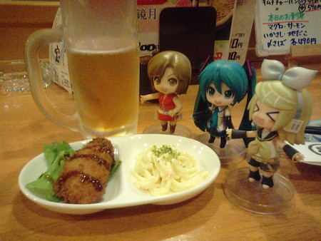 八戸駅前の居酒屋で、晩飯(≧▽≦)ゞ