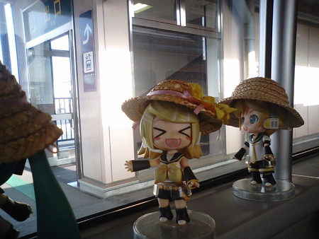 美唄駅に停車。 リン:「だいすけPさんのふるさとなう♪」