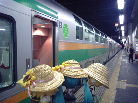 高崎駅に到着。14分の連絡で上野行きに乗り換え。グリーン車でぶろ...