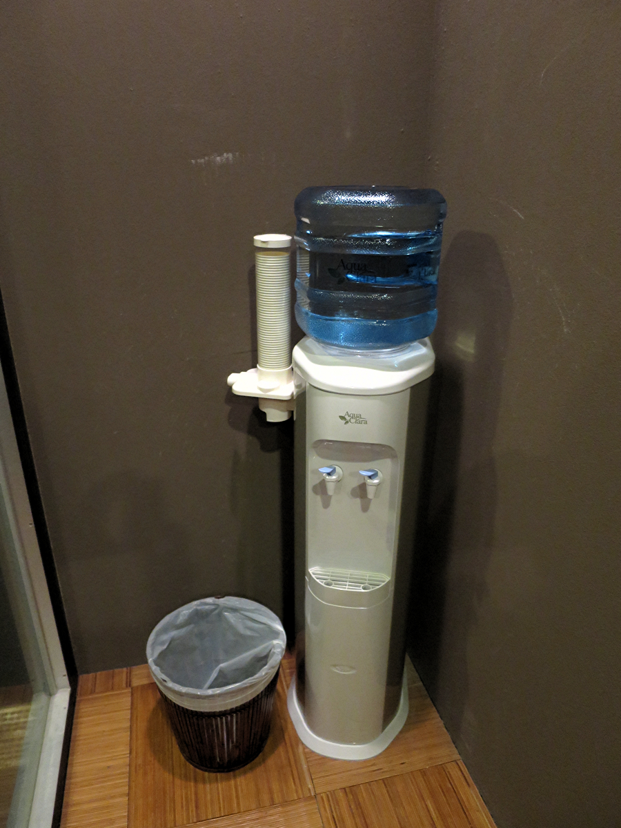 岩盤浴給水器
