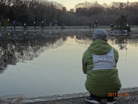 ベリーパーク in フィッシュオン王禅寺で初巻き巻きリトリーブ対決参戦^^