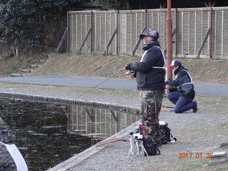 ベリーパーク in フィッシュオン王禅寺で初巻き巻きリトリーブ対決参戦^^