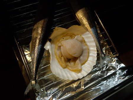 ホタテとサンマ