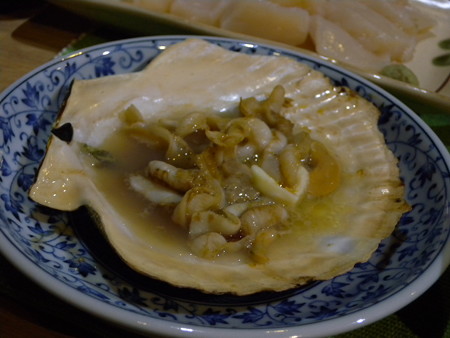 ホタテひも焼き