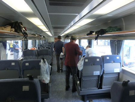 485系の車内