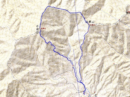 2016-12-018 毛無山～白馬山