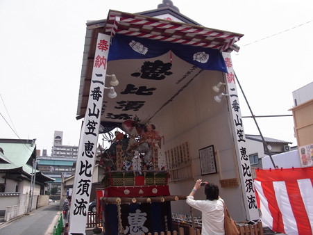 37 博多祇園山笠 恵比須流 舁き山 琴瑟相和調(きんしつあいわしてととのう)2012年 写真画像3