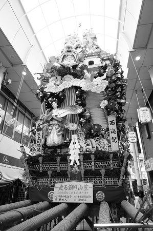 博多祇園山笠 2016年 飾り山笠 八番山笠 上川端通 西遊記 (1)