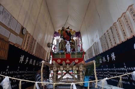 博多祇園山笠 2016年 舁山 一番山笠 東流 若武者応破波濤 (10)