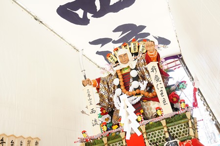 博多祇園山笠 2016年 舁き山 三番山笠 西流 弁慶仁王立 (13)