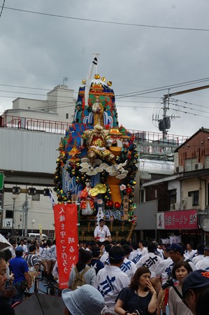 博多祇園山笠 2016年 追い山ならし 走る飾り山笠 (11)