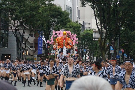 博多祇園山笠 2016年 追い山ならし 舁き山 土居流 福之神招来 飾り山笠 (4)