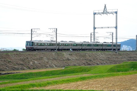 JR湖西線にて