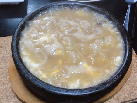 石窯のかにとフカヒレのあんかけチャーハン