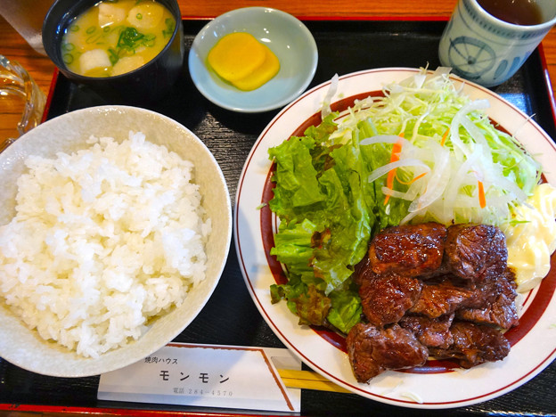 焼肉ハウス モンモン ランチ 牛焼肉定食 広島市南区上東雲町 写真共有サイト フォト蔵