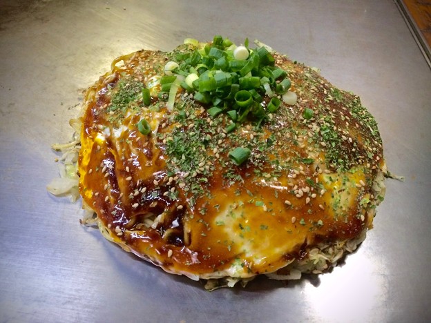 お好み焼き のん 肉玉そば okonomiyaki 広島市南区荒神町