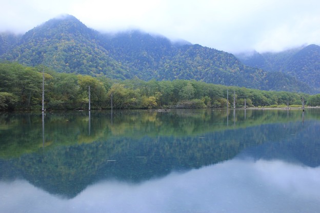 大正池の朝１