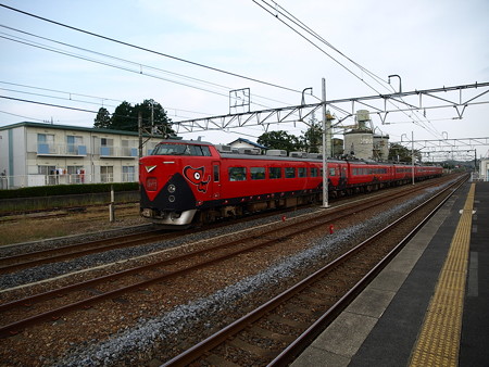 485系特急あいづ号(宝積寺駅)16