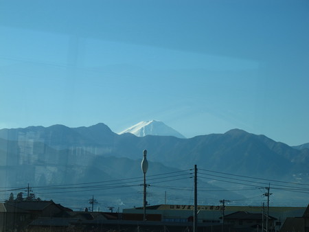 特急あづさ3号から富士山3