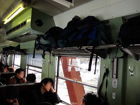 キハ52-156車内