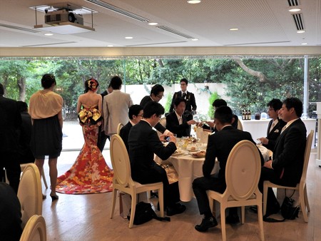 娘の結婚19 披露宴お色直し(和ドレス)