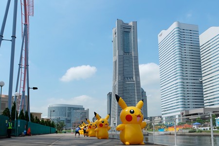 2014.08.13　みなとみらい　コスモワールド　「ピカチュウ大量発生チュウ！」　背景