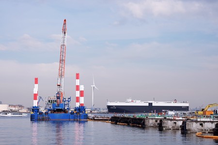 2016.12.12　みなとみらい　自動車運搬船 「 GREEN LAKE 」