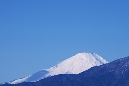 2017.01.24　駅前　富士山