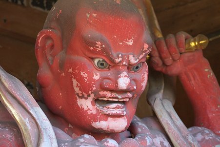 2011.03.04　鎌倉　杉本寺　仁王門　仁王阿形像