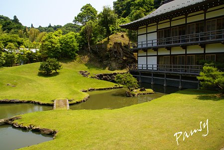 日本最古の禅庭園と・・得月楼・・鎌倉建長寺にて・・7